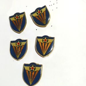 🆕LAPEL SHIRT/ HAT PIN SET OF 5 MILITARY ONE CLUTCHBACK UNSURE AIR FORCE JUMPER.